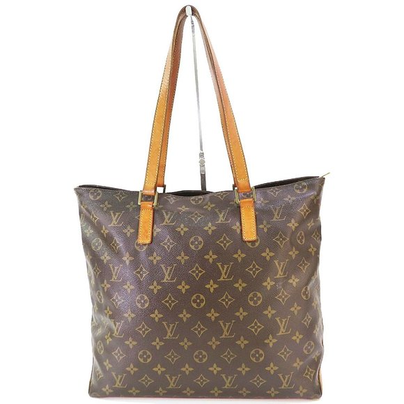 Authentic Oversized LOUIS VUITTON Cabas Mezzo Monogram Shoulder Tote Bag Purse - Picture 4 of 14